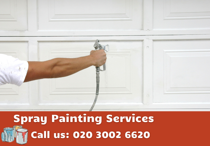 spray painting Holland Park